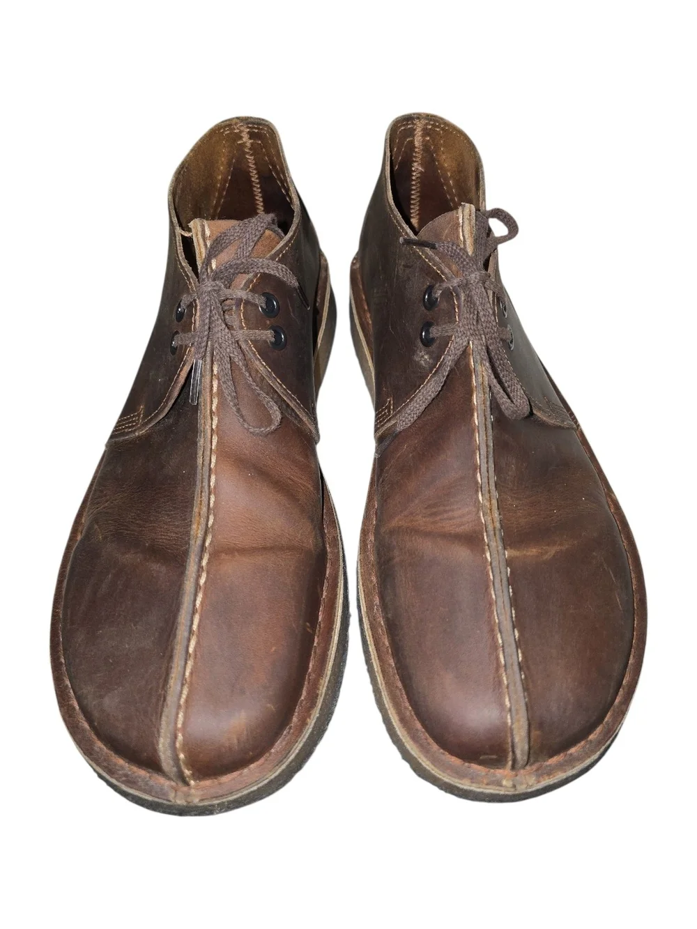Clarks Originals Desert Trek Chukka Boots 11 Brown Leather
